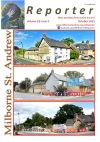 Front cover of the October edition showing Corner House 2011 and 2024 and now it hasa been knocked down